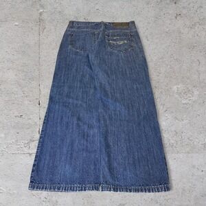 Mens vintage Y2K grunge Rocawear faded baggy denim jeans size 34x30